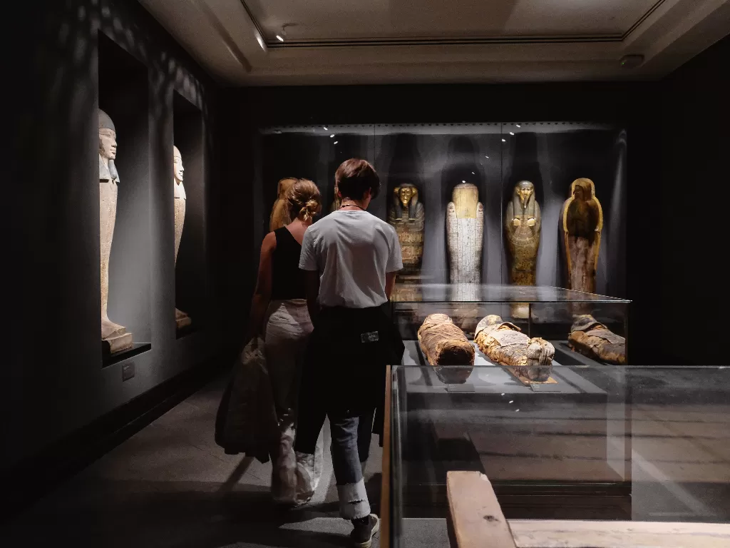 Ilustrasi museum mumi di Mesir. (photo/Ilustrasi/Pexels/Shvets Anna)