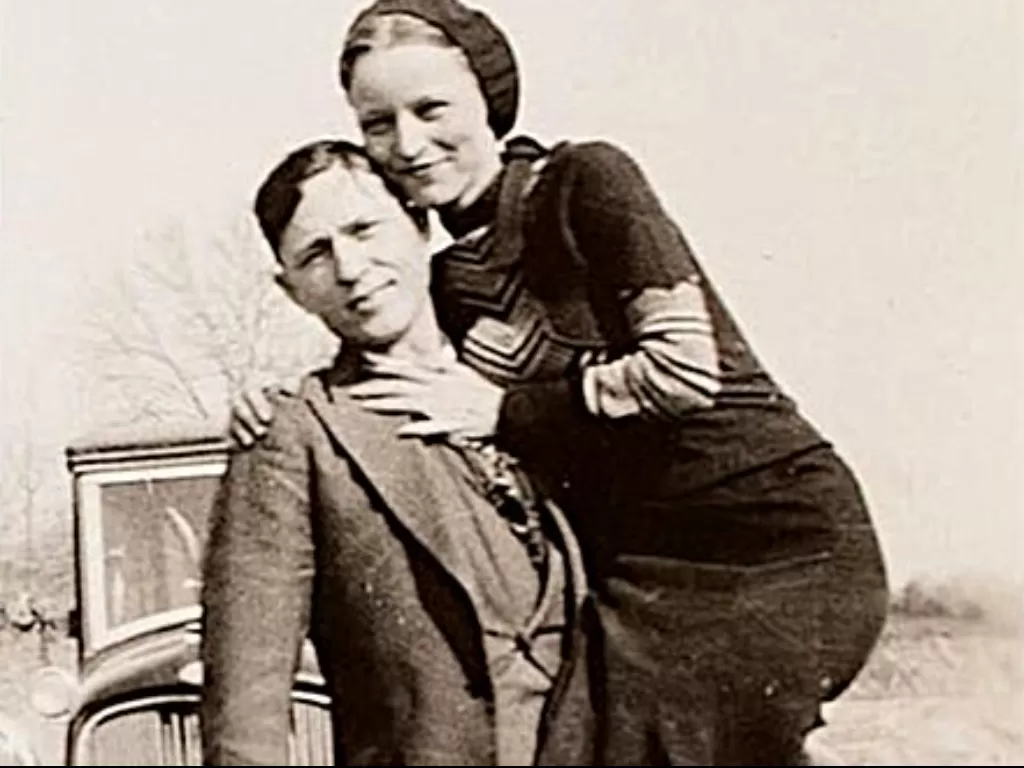 Duo pasangan kriminal Amerika Serikat Bonnie dan Clyde (wikipedia/Perpustakaan Kongres Amerika Serikat)