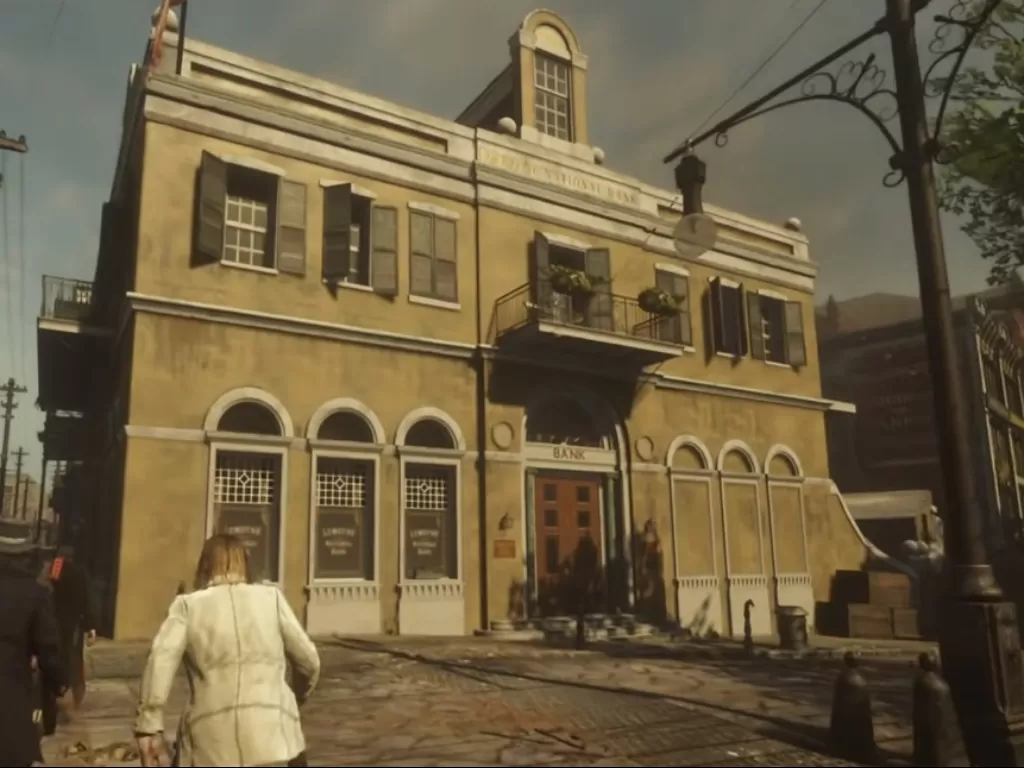 Tampilan Red Dead Redemption dengan mod VR (photo/YouTube/Virtual Reality Oasis)