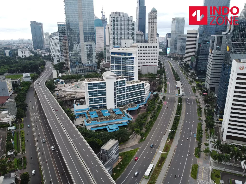 Jalan layang non tol di Jakarta. (INDOZONE).