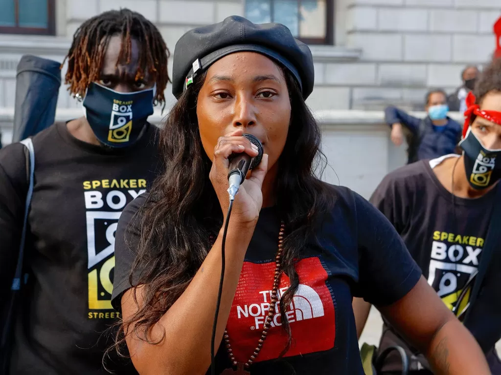 Aktivis Inggris Black Lives Matters Sasha Johnson. (Ist)