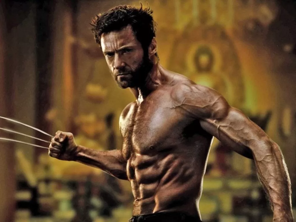 Hugh Jackman saat menjadi Wolverine (GQ via 20 Century Fox).