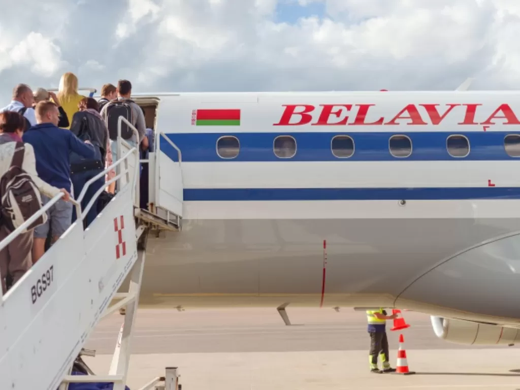 Penerbangan Belavia Belarusia. (photo/Dok. Breaking Travel News)