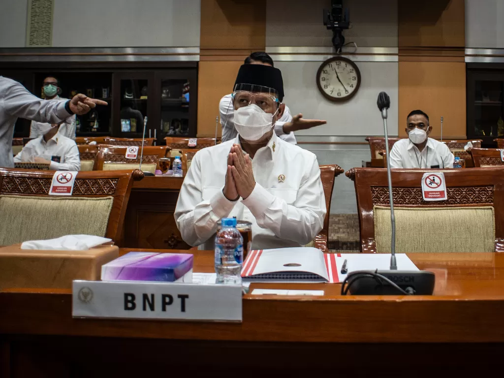 Kepala Badan Nasional Penanggulangan Terorisme (BNPT) Komjen Pol Boy Rafli Amar (ANTARA FOTO/Aprillio Akbar/rwa.)