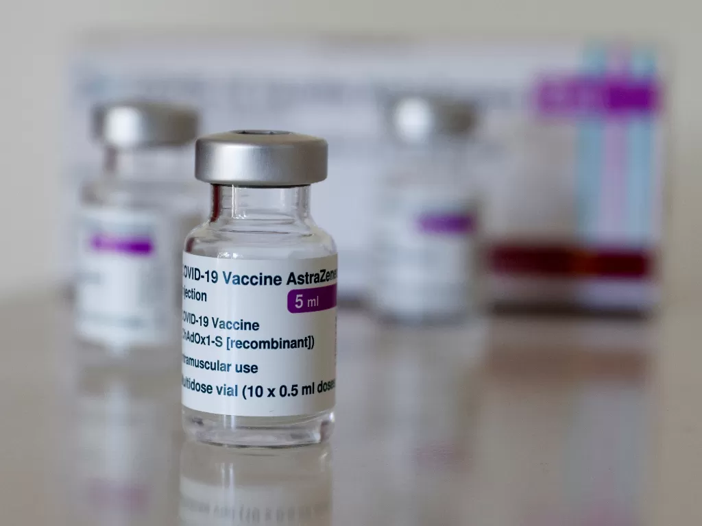 Ilustrasi vaksin AstraZeneca. (photo/REUTERS/Leonhard Foeger/ilustrasi)