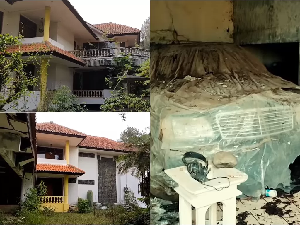 Rumah mewah di Bandung ditelantarkan (Youtube/Sang Penjelajah Amatir)