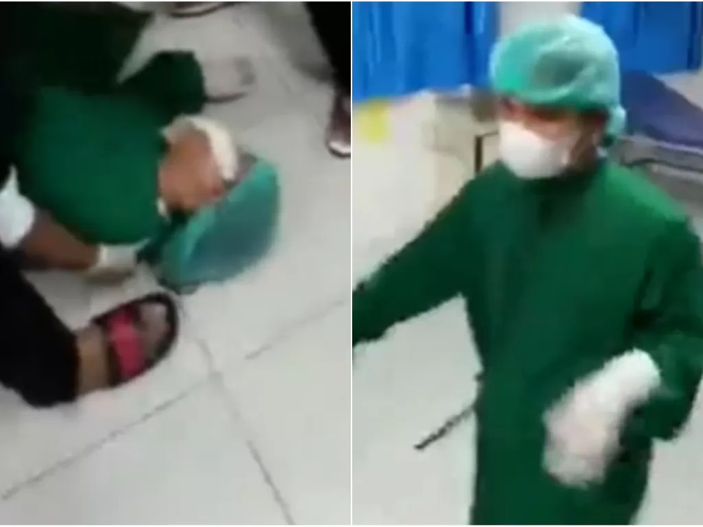 Perawat RSUD Pirngadi Medan yang diduga memberi tabung oksigen kosong kepada pasien hingga meninggal dunia. (Ist)