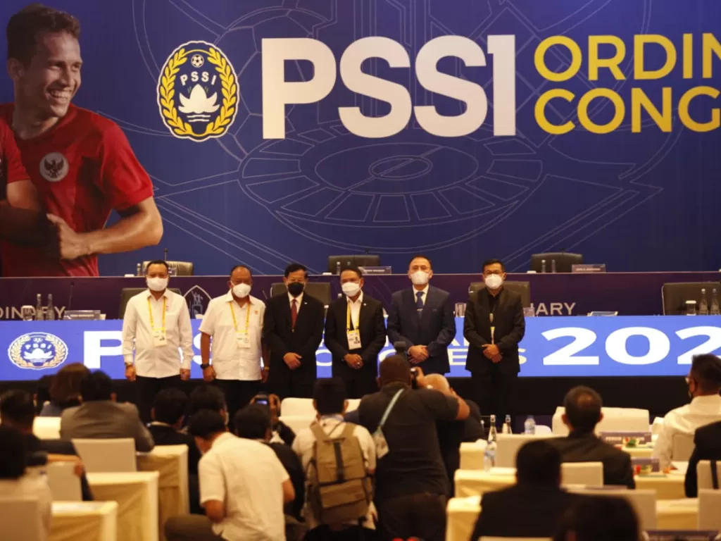 Kongres tahunan PSSI di Hotel Raffles (PSSI Pers).
