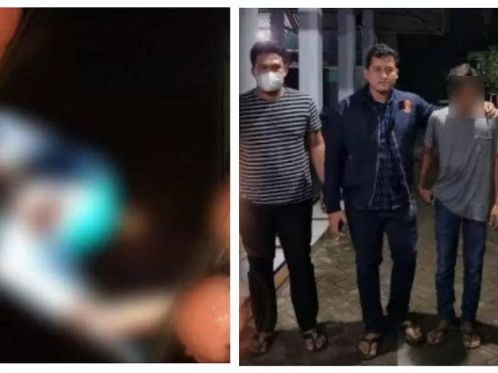 Polres Kediri tangkap pelaku rudapaksa gadis 16 tahun (Instagram/medsoskediri)