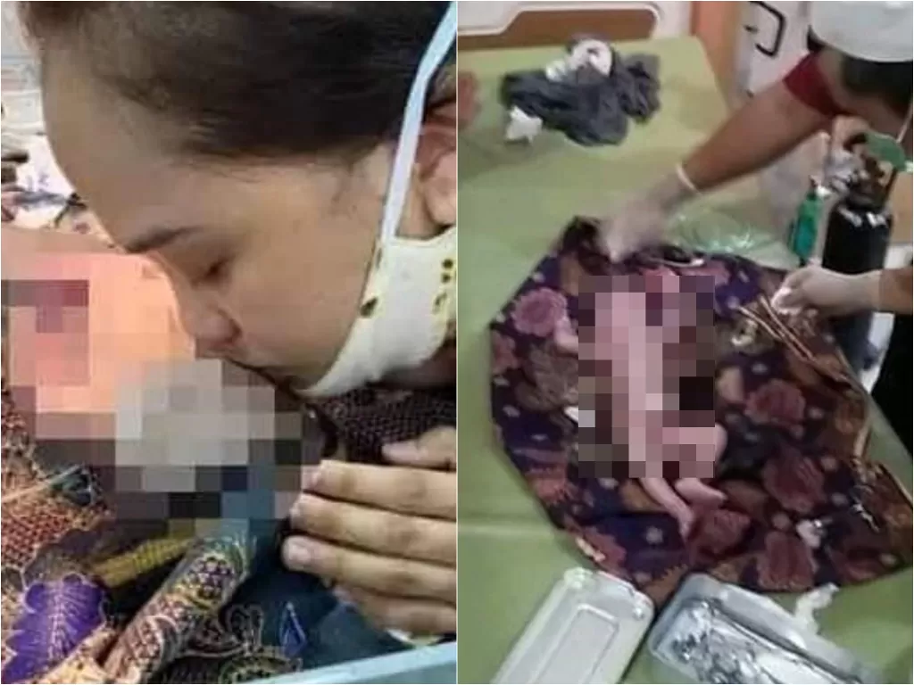 Ibu dan bayi meninggal karena melahirkan prematur usai disenggol minibus di Kalsel (Instagram/devina_jasmine_wijaya_1)