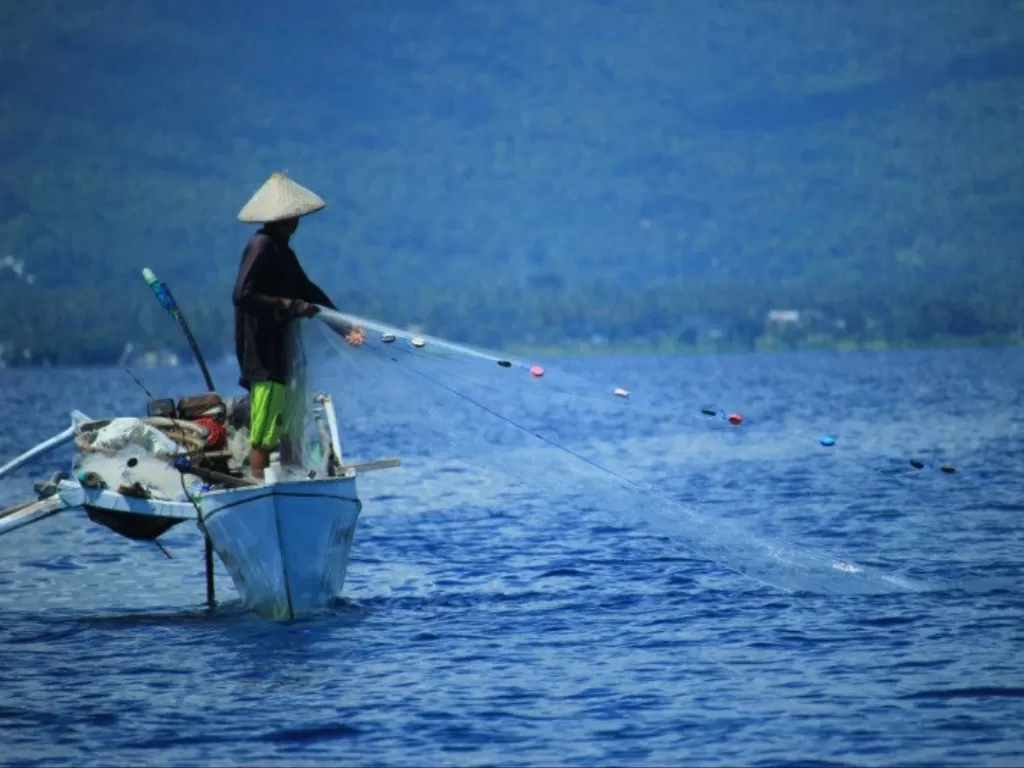  Ilustrasi: Nelayan sedang melaut. (ANTARA/HO-KKP)