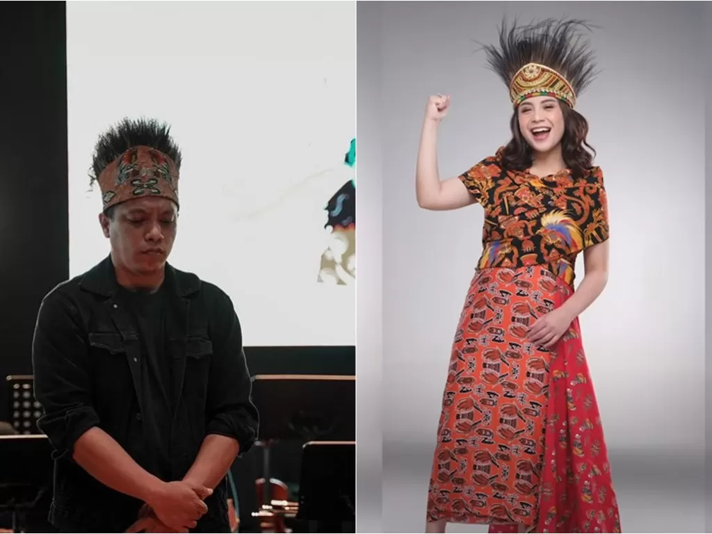 Kiri: Arie Kriting (Instagram/arie_kriting) / Kanan: Nagita Slavina jadi Duta PON Papua (Youtube/Rans Entertainment)