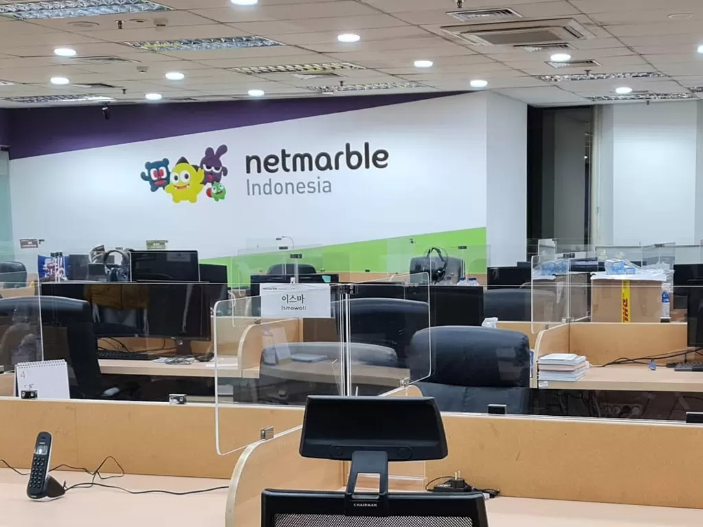 Tampilan kantor Netmarble di Indonesia yang telah ditutup (photo/Facebook/Inwha Hong)