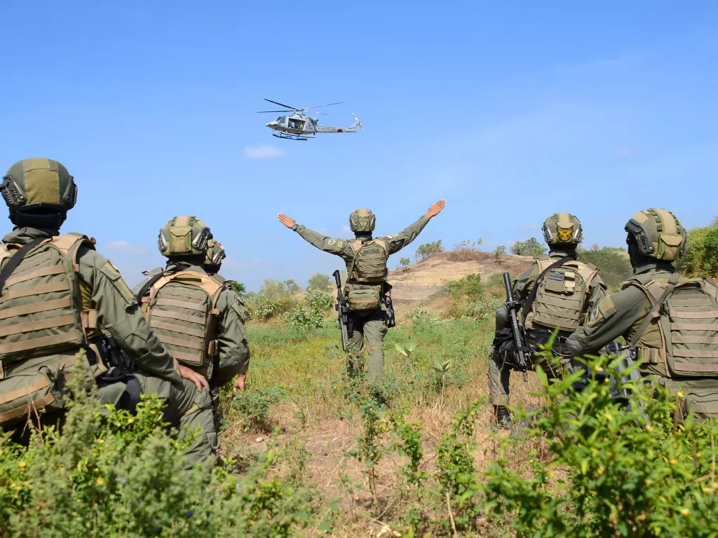 FOTO Latihan Yontaifib Korps Marinir Indozone News