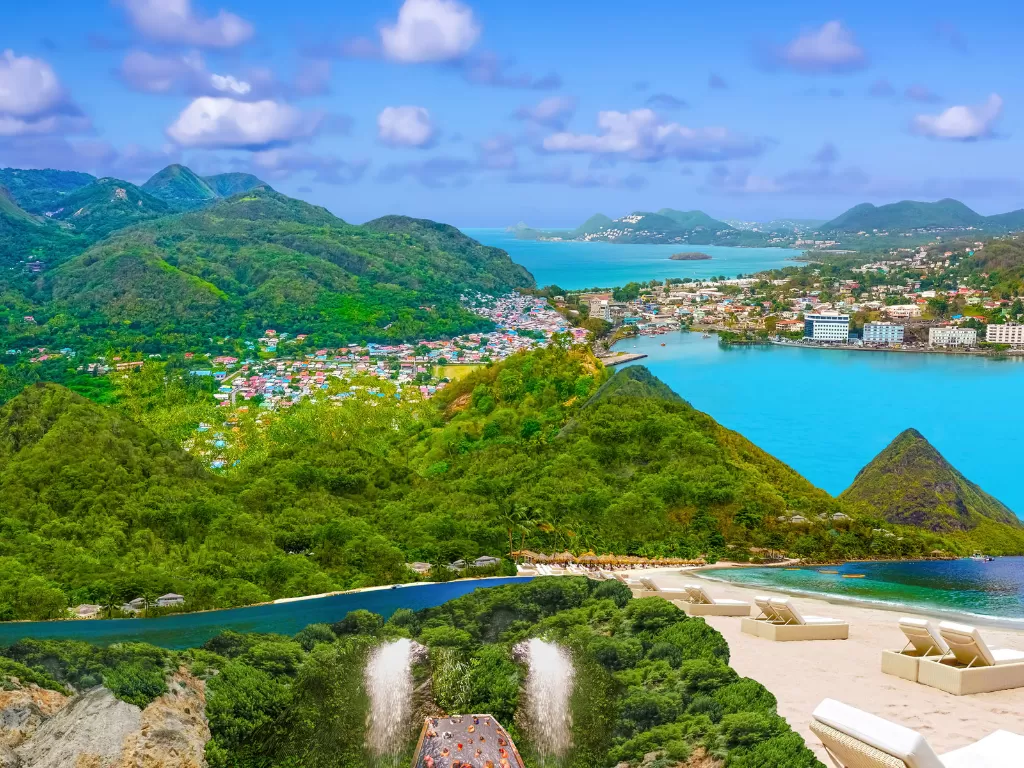 Pulau di St. Lucia. (photo/Dok. Travel and Leisure)