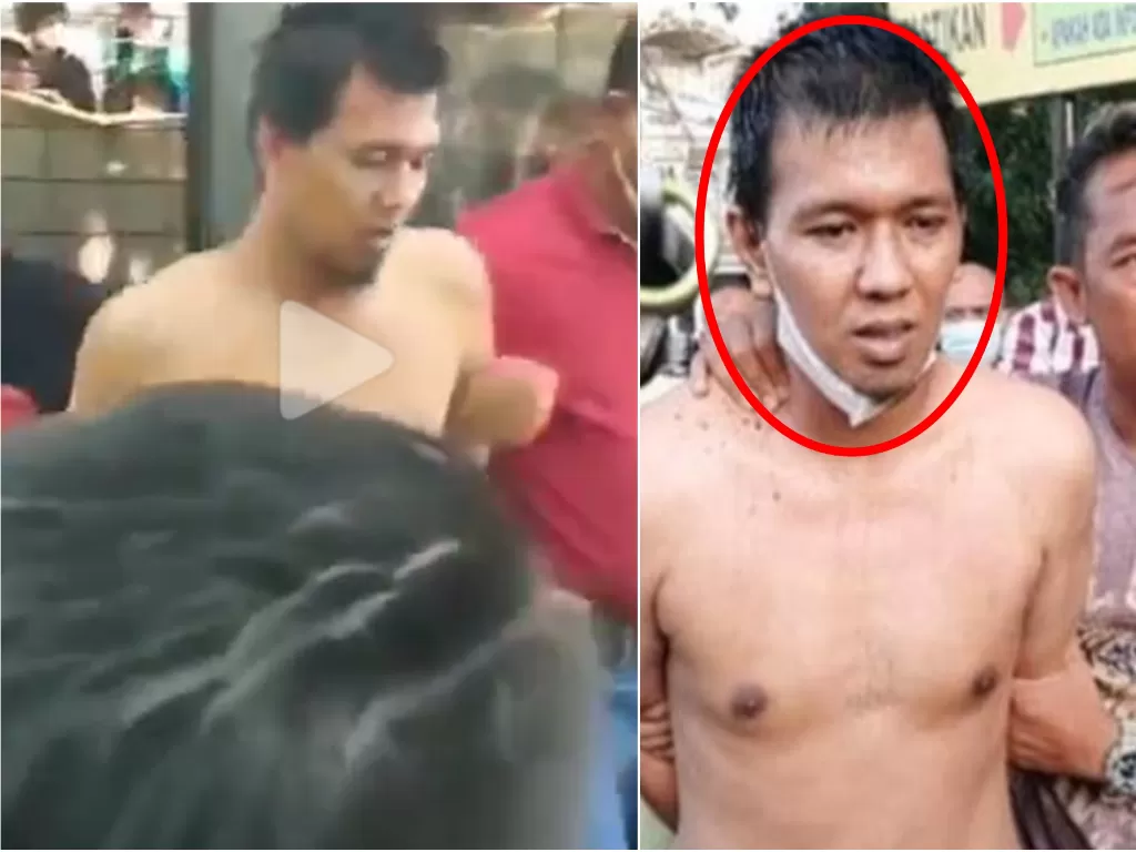 MI (34 tahun), pria penusuk leher anggota Satlantas Polrestabes Palembang, Bripka R. (ist)