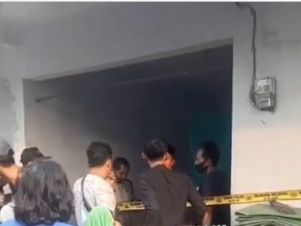 Lokasi kejadian suami gorok leher istrinya hingga tewas di Tangerang (Instagram/tangerangnewscom)