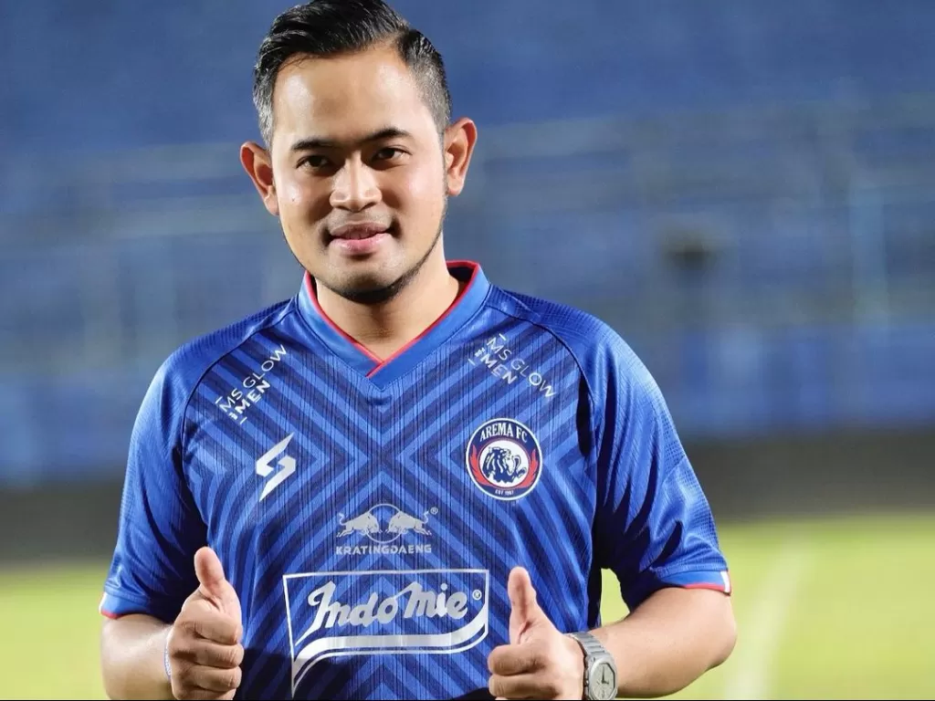 Gilang Widya Pramana sudah mimpi 10 tahun jadi Presiden Arema FC (Instagram @juragan_99).