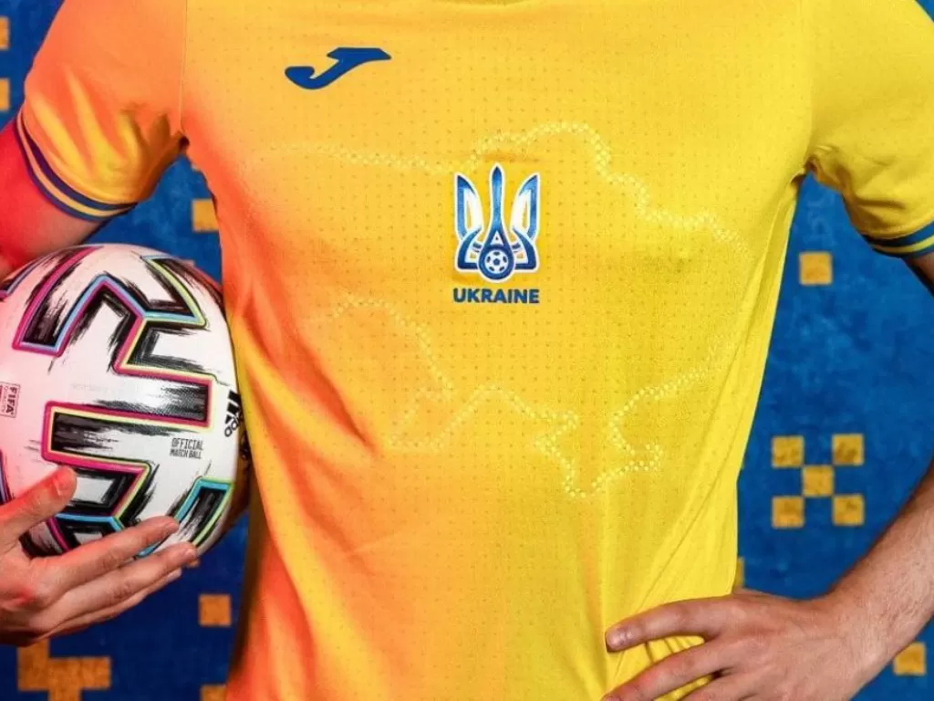 Jersey baru Timnas Ukraina untuk Euro (Federasi Sepak Bola Ukraina)