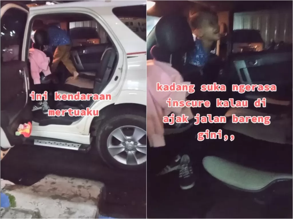 Wanita curhat kerap insecure saat diajak jalan bareng keluarga suaminya (TikTok/@kedasbeautyciamis)