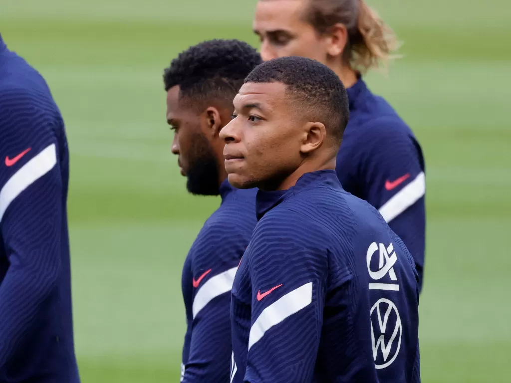 Kylian Mbappe. (photo/REUTERS/PASCAL ROSSIGNOL)