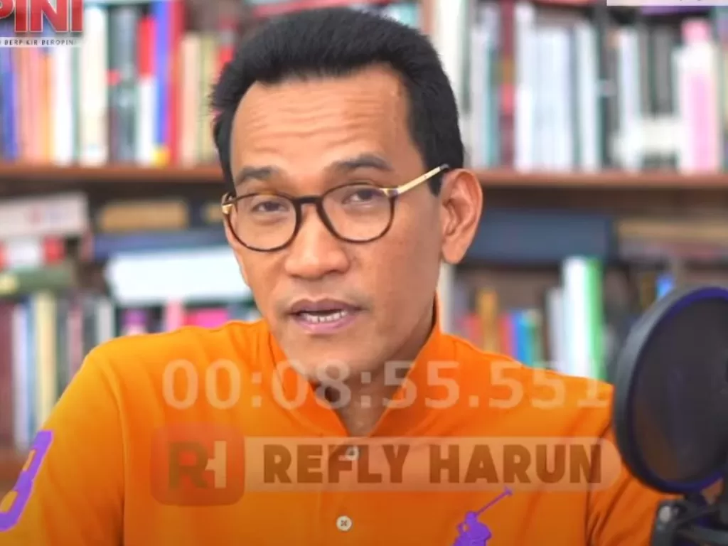 Refly Harun kritik pasal penghinaan presiden di RUU KUHP (YouTube/Refly Harun) 