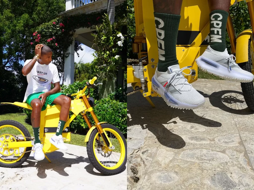 Tampilan Adidas NMD S1 terbaru. (photo/Instagram/@pharrell)