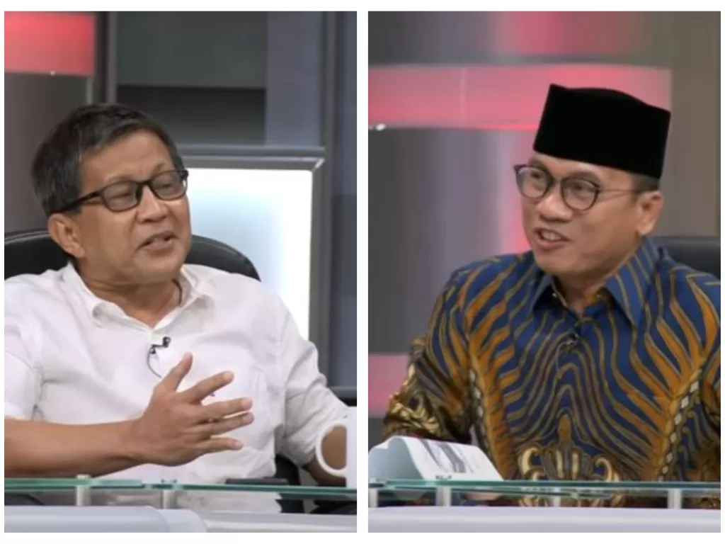 Debat Terbuka Rocky Gerung dengan Ketua Komisi VIII DPR Yandri Susanto di Mata Najwa. (Youtube Najwa Shihab)