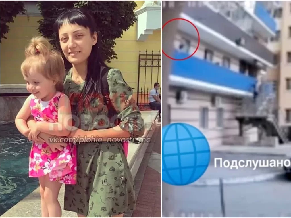 Seorang ibu menjatuhkan putrinya yang masih berusia 3 tahun. (Plohie Novosti/Overheard Samara)