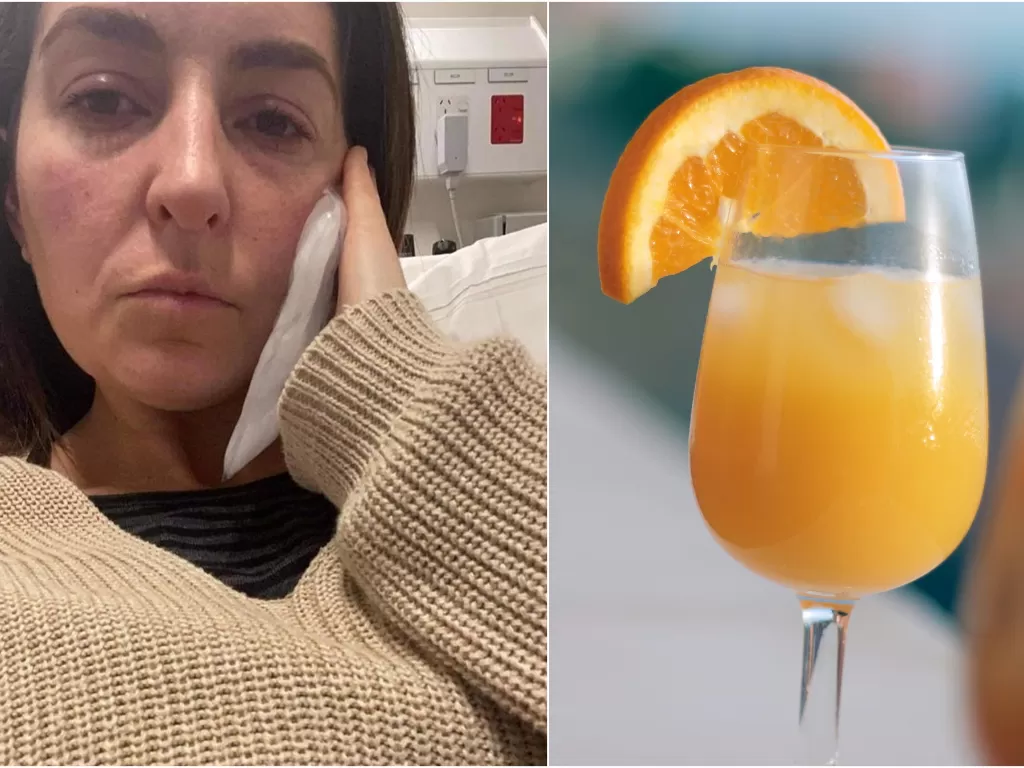 Menderita sakit tengkorak setelah minum segelas jus jeruk. (Give a Little/Pexels/ JÉSHOOTS)