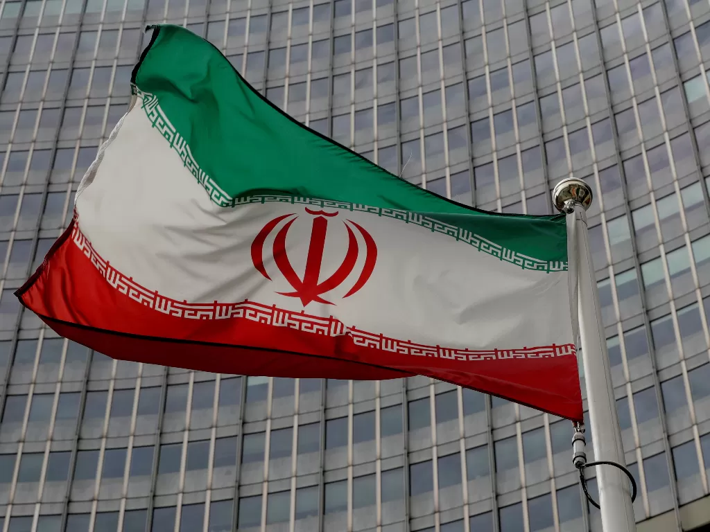 Bendera Iran. (REUTERS/Leonhard Foeger)