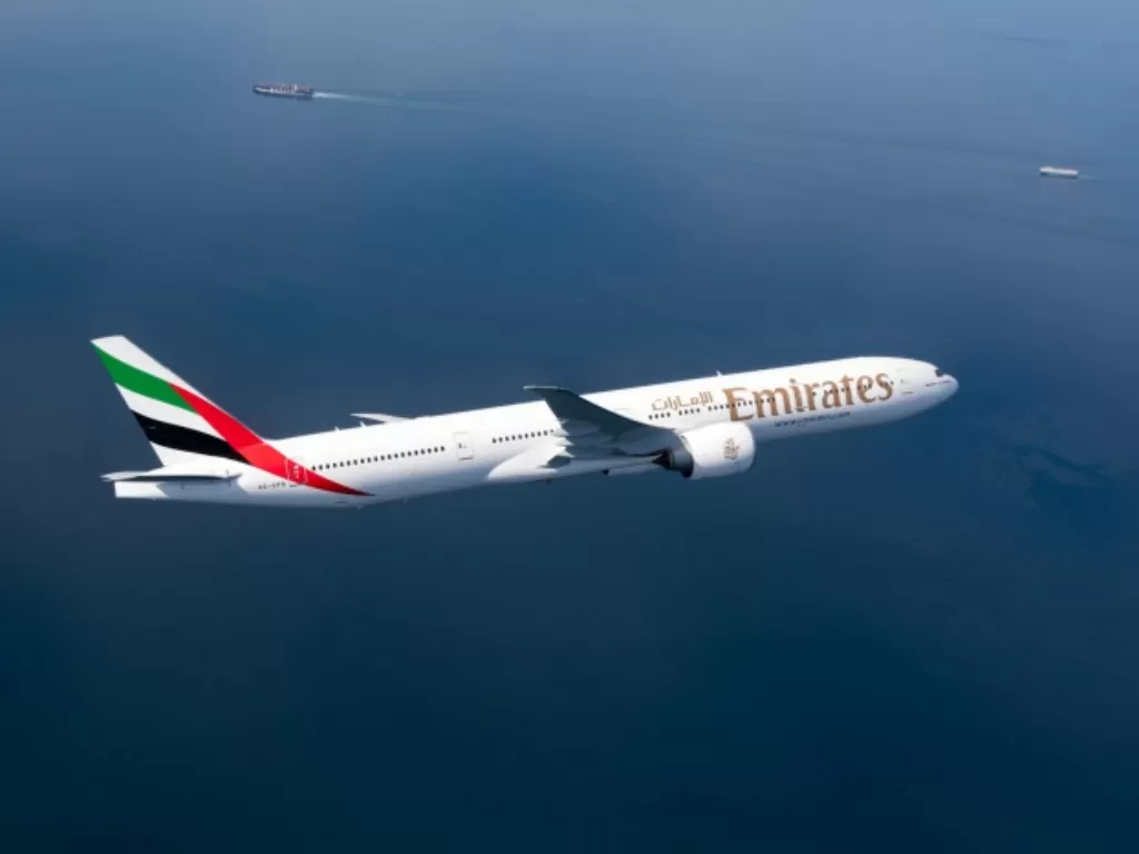 Penerbangan Emirates. (photo/Dok. Breaking Travel News)