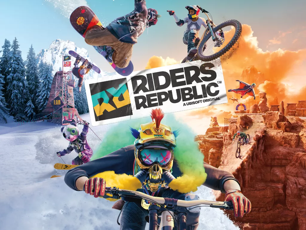 Tampilan artwork dari game Riders Republic besutan Ubisoft (photo/Ubisoft)