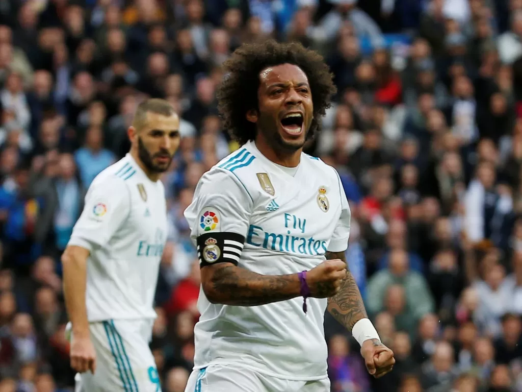Bek Real Madrid, Marcelo. (photo/REUTERS)