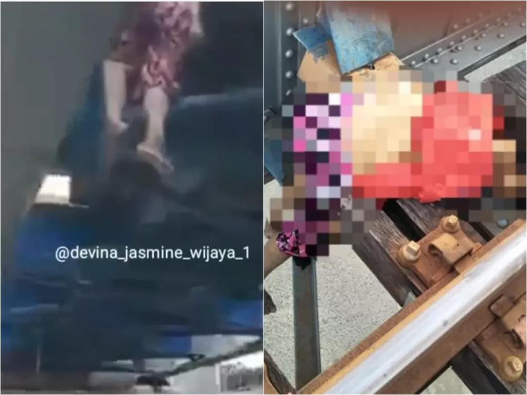 Wanita ditemukan tewas di rel kereta api di Tegal (Instagram/devina_jasmine_wijaya_1)