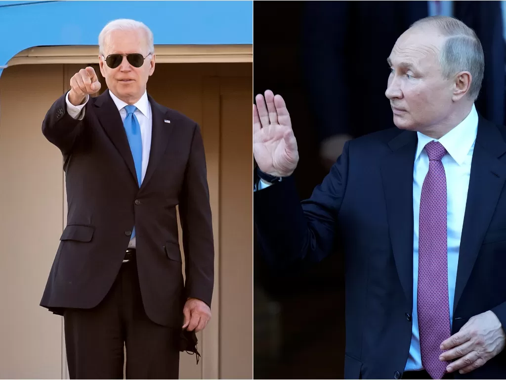 Joe Biden. (REUTERS/Martial Trezzini) / Putin. (REUTERS/Alexander Zemlianichenko)