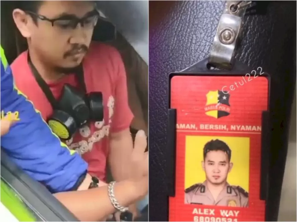 Polisi gadungan ngaku beli KTA dan ID card palsu seharga Rp2 juta (Instagram/cetul222)