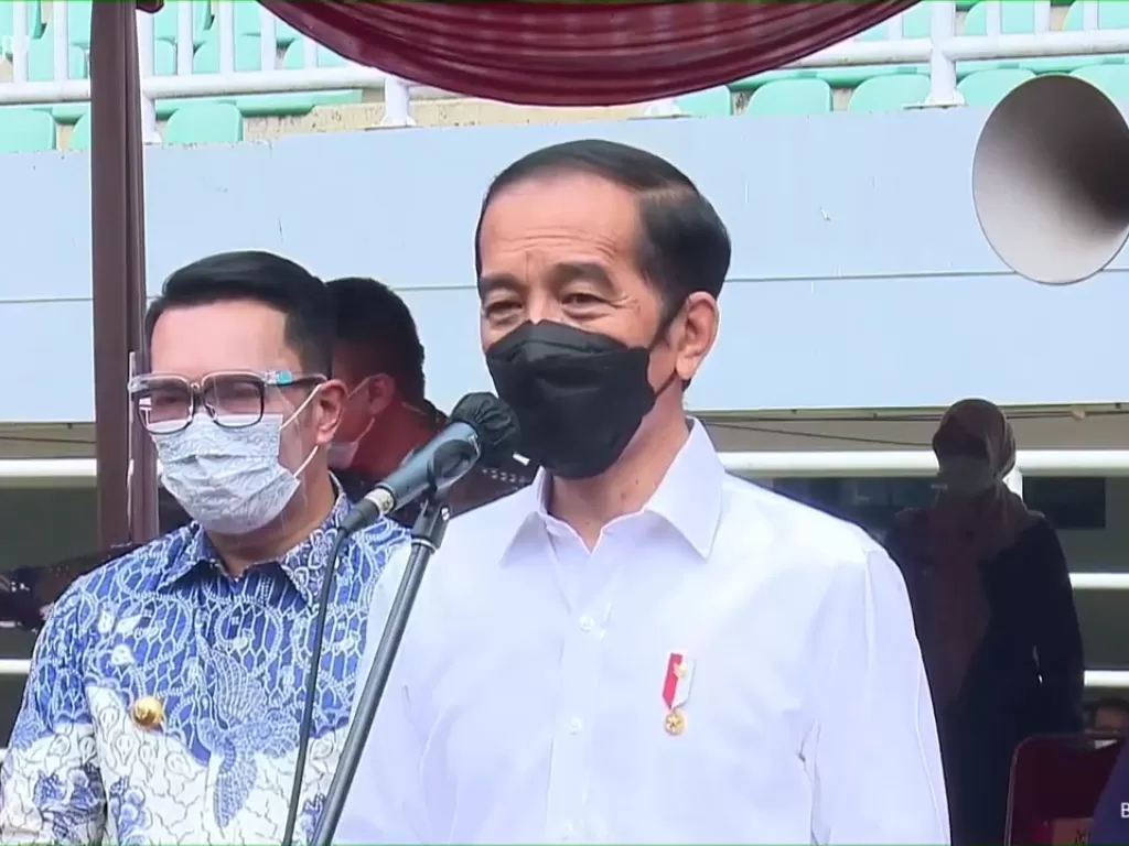 Presiden Jokowi ingin Bogor capai herd immunity (FOTO: Tangkapan Layar Youtube Setpres)