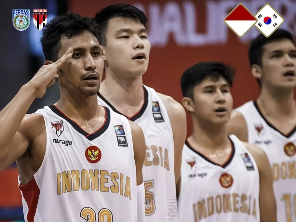 Tim basket Indonesia. (Instagram/@official_timnasbasket)