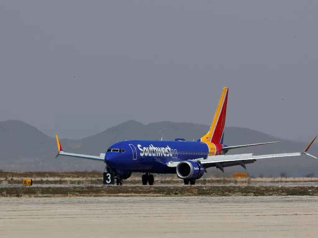 Maskapai Southwest Airlines. (photo/Ilustrasi/REUTERS/MIKE BLAKE)