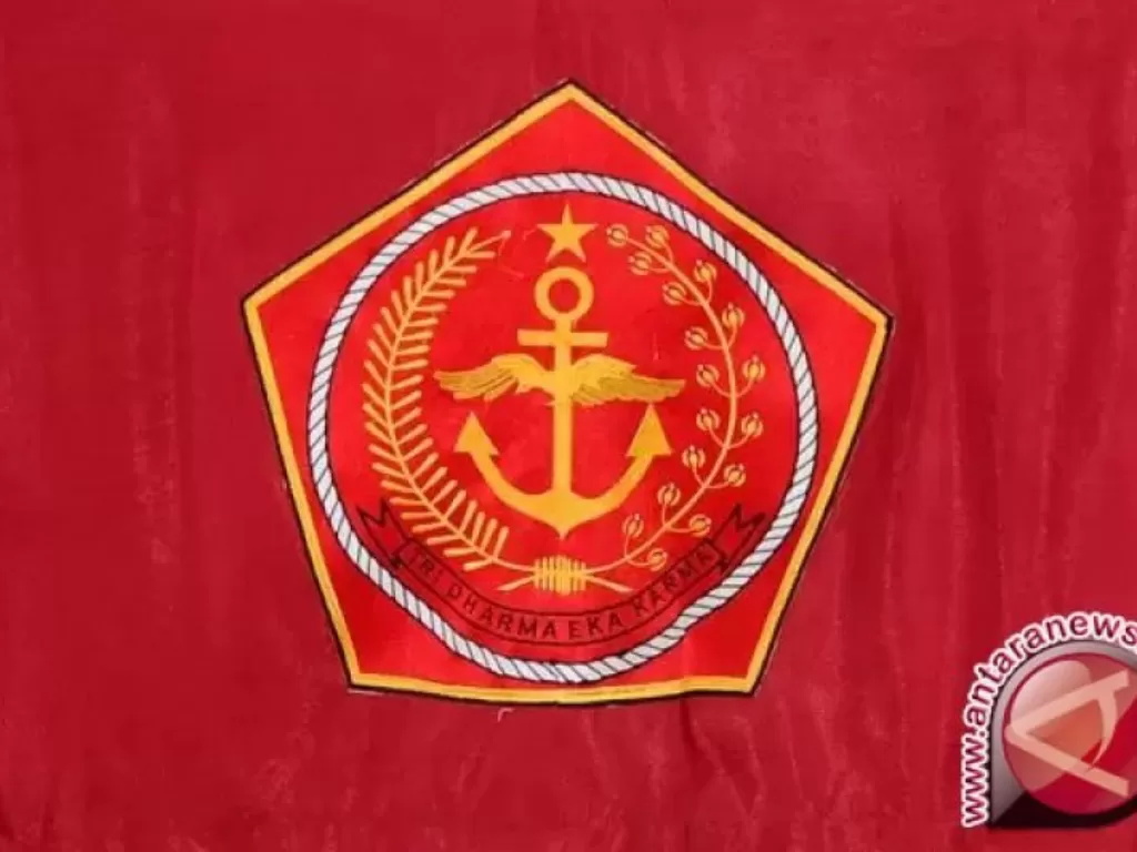 lustrasi logo TNI. (ANTARA FOTO/Wahyu Putro A)