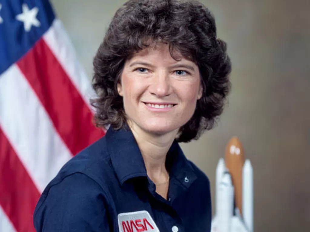  Astronaut Sally K. Ride. (Wikipedia).