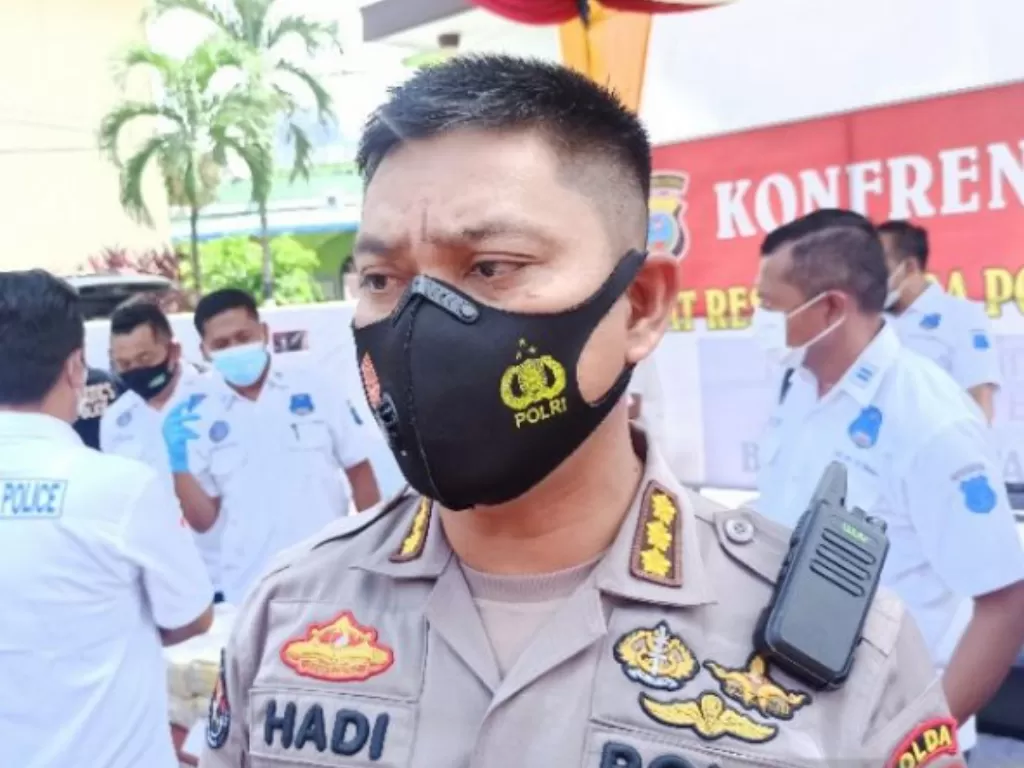Kabid Humas Polda Sumatera Utara Kombes Pol Hadi Wahyudi. (ANTARA/Nur Aprilliana Br Sitorus)
