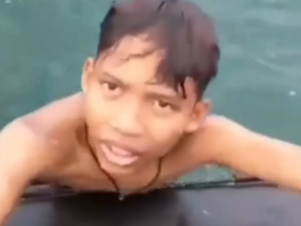 Bocah 14 tahun dilempar ke tengah laut Kepulauan Seribu. (ist)