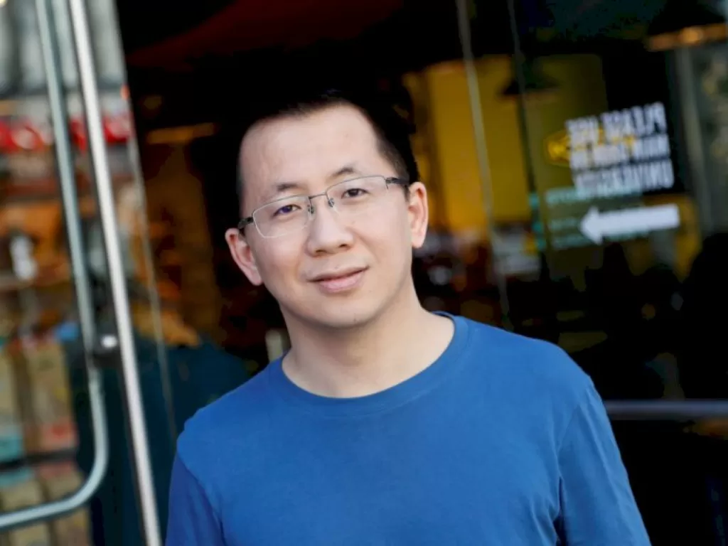 Pendiri aplikasi TikTok, Zhang Yiming. (REUTERS/Shannon Stapleton)