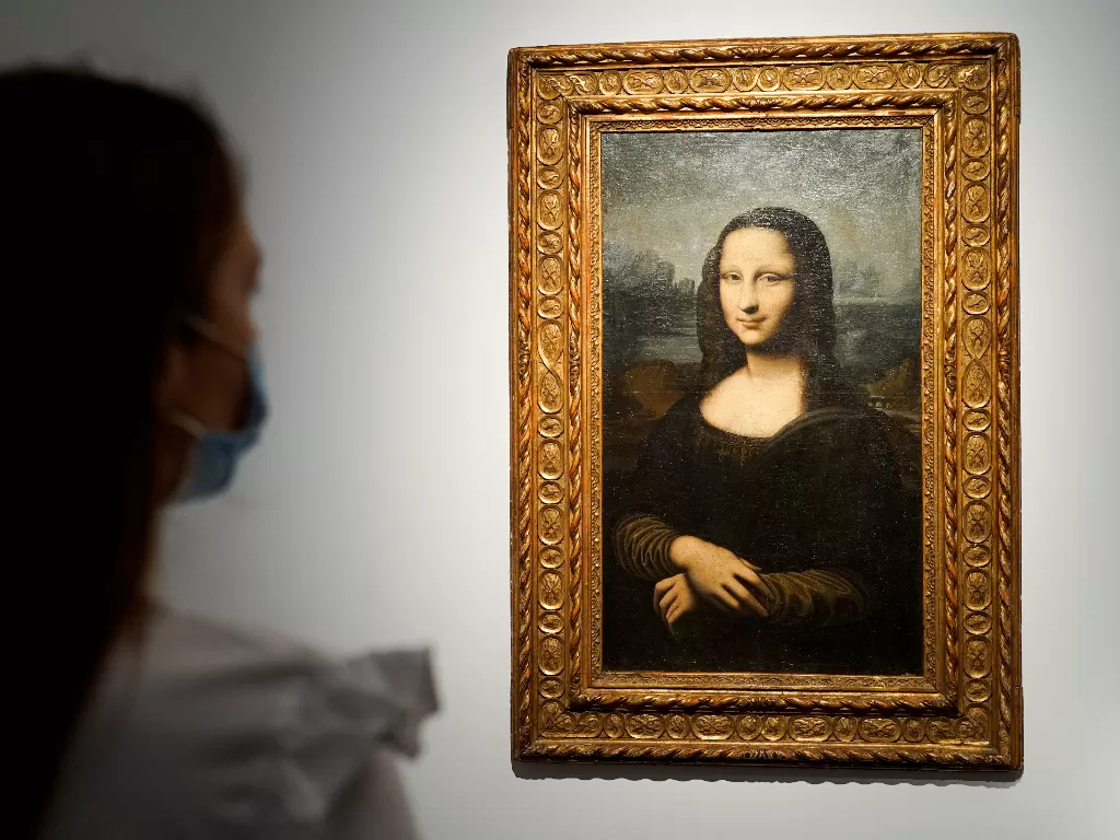 Tiruan lukisan Mona Lisa (Foto: REUTERS/Lucien Libert)