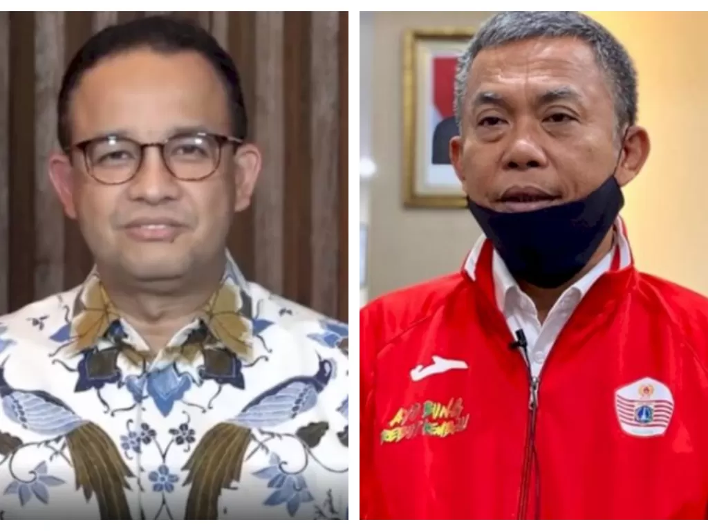 Kolase foto Gubernur DKI Jakarta Anies Baswedan dan Ketua DPRD DKI Jakarta Prasetyo Edi Marsudi. (Dokumentasi Ist)