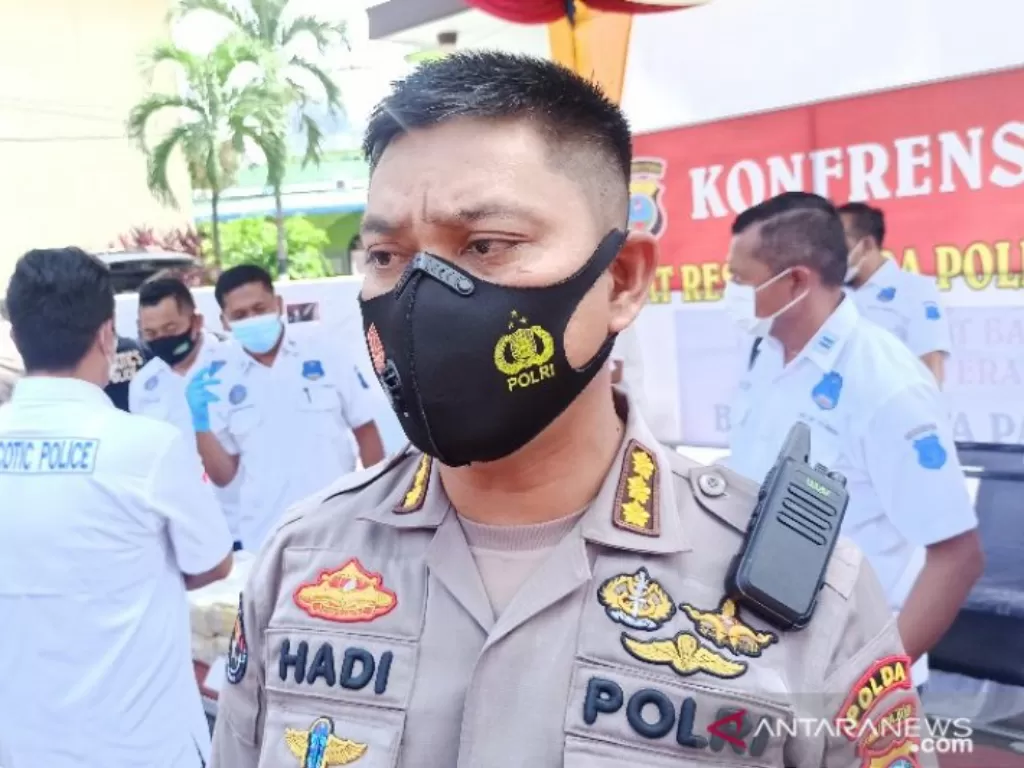 Kabid Humas Polda Sumatera Utara Kombes Pol. Hadi Wahyudi. (ANTARA/Nur Aprilliana Br. Sitorus)