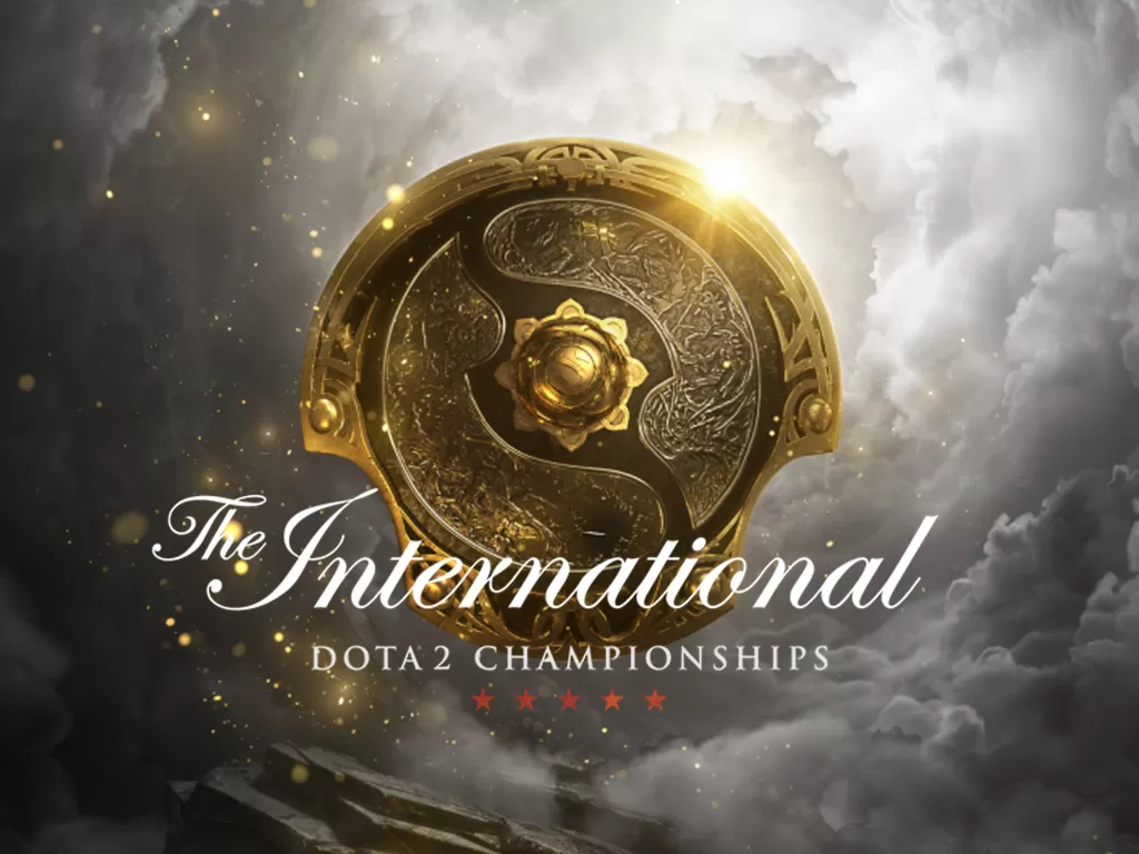 Ilustrasi logo turnamen The International Dota 2 besutan Valve (photo/Valve)