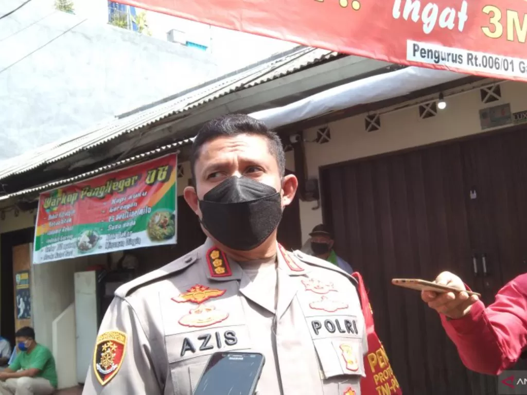  Kepala Polres Metro Jakarta Selatan Kombes Pol Azis Andriansyah (ANTARA/Dewa Ketut Sudiarta Wiguna)